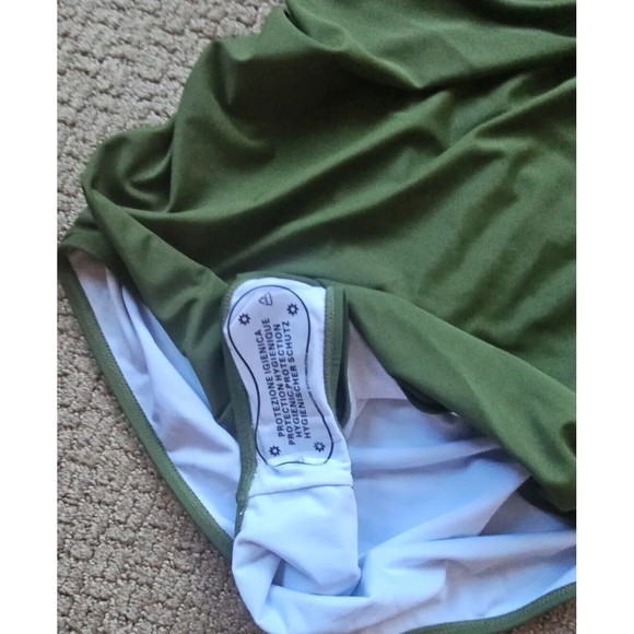 Aqua Eve One Piece Swimsuit Leopard Print Women’s Size 24W Padded Ruched NWT - Picture 4 of 11